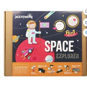 Jackinthebox Space Explorer 6-in-1 Activity Box For Kids Aged 7-10